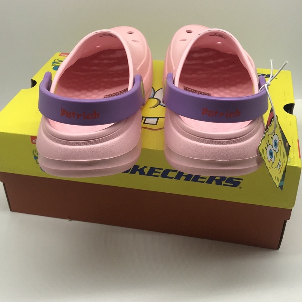 Skechers Sponge Bob Squarepants Women's Patrick Foamies Size 6 - Picture 9 of 14